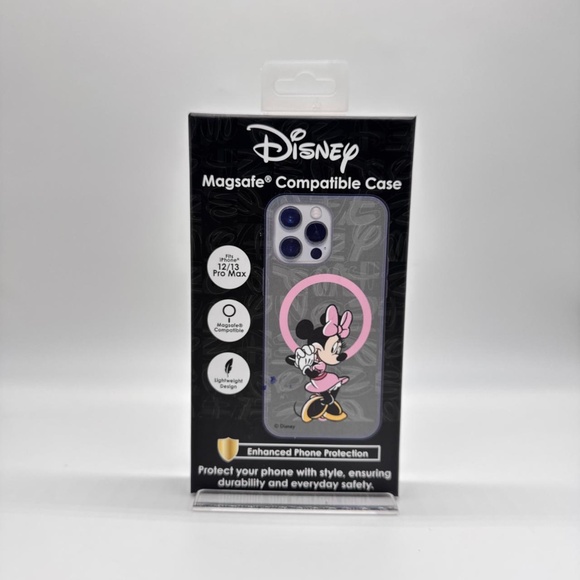 Disney Minnie Mouse iPhone 12/13 Pro Max Case MagSafe Compatible Bundle New - Picture 9 of 9